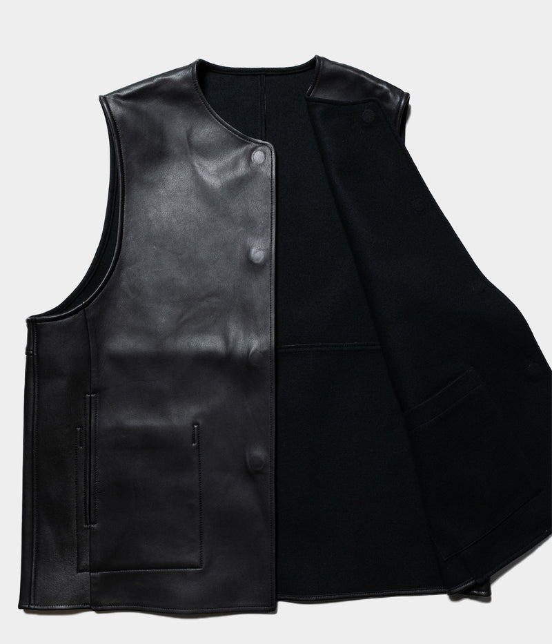 SSSTEIN "BONDED LEATHER VEST"