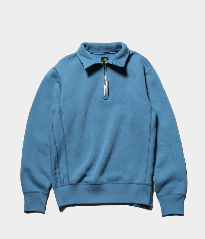 SCYE BASICS "Fleece Back Jersey Half Zip Pullover"