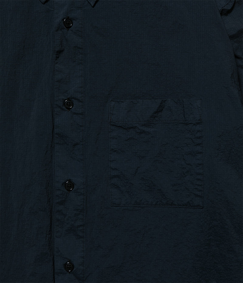 STILL BY HAND "BL01243" Garment-dye shirt blouson