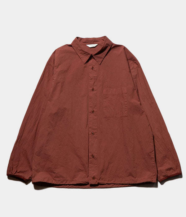 STILL BY HAND "BL01243" Garment-dye shirt blouson