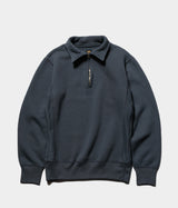 SCYE BASICS "Fleece Back Jersey Half Zip Pullover"