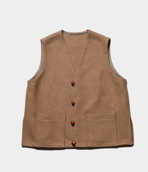 HERILL "Cashmere linenmat Chimayo vest"