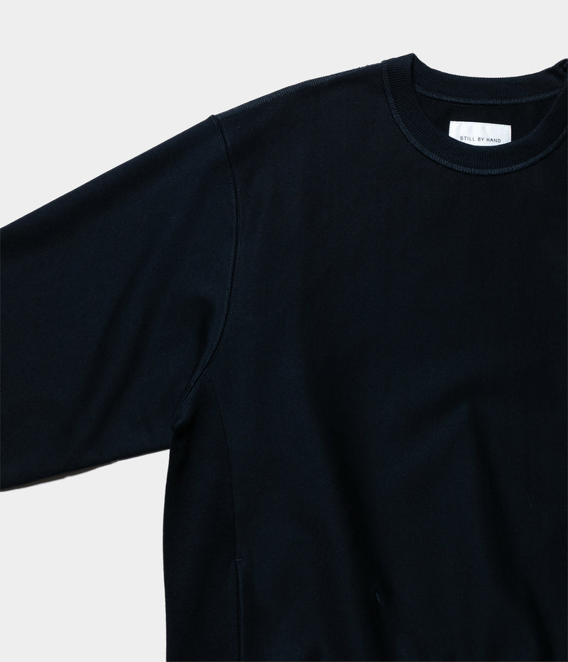 STILL BY HAND "CS09243" Mercerised cotton sweatshirt