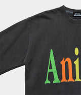 STUDIO WEAREALLANIMALS "Animals Letter SWEAT T-SHIRT"