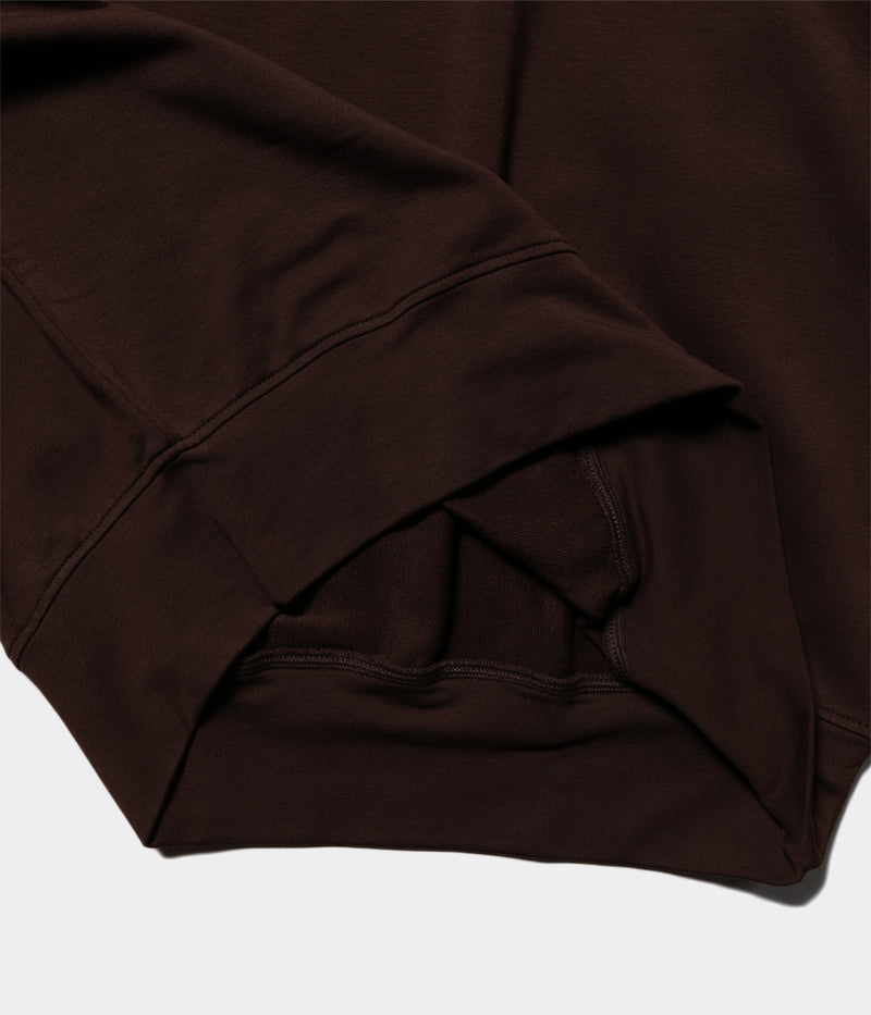 HANDVAERK "#0520 FLEX HALF-ZIP SWEAT T-SHIRT"