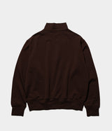 HANDVAERK "#0520 FLEX HALF-ZIP SWEAT T-SHIRT"