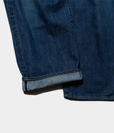 SCYE BASICS "Selvedge Denim Used Wash Wide Leg Jeans"