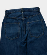 SCYE BASICS "Selvedge Denim Used Wash Wide Leg Jeans"