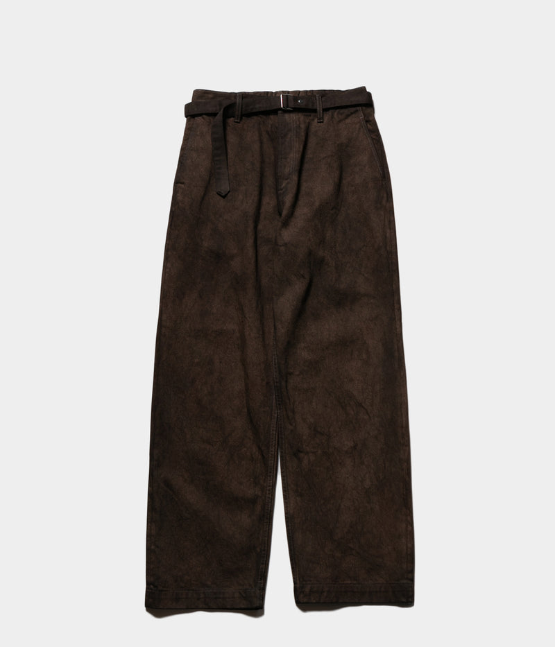 YOKO SAKAMOTO "DENIM WIDE TROUSERS" 