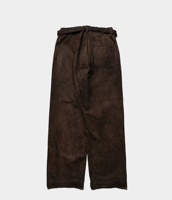 YOKO SAKAMOTO "DENIM WIDE TROUSERS" 