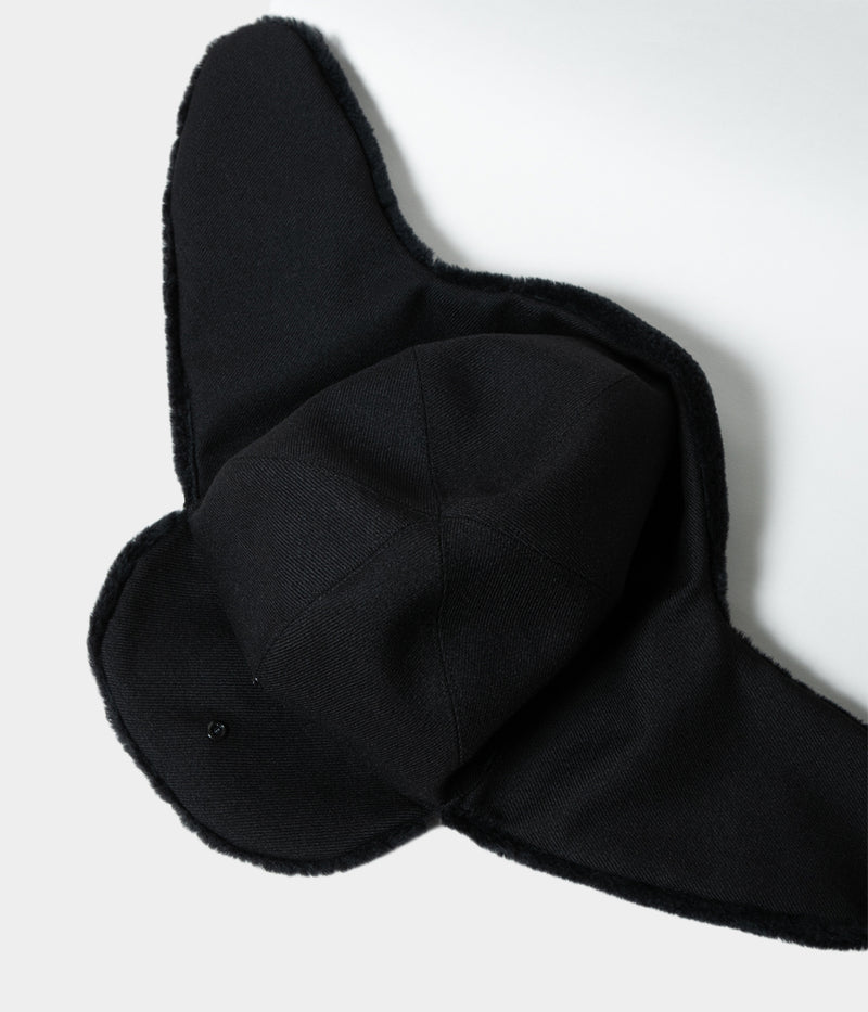 COMESANDGOES "DRY WOOL FUR EAR CAP"