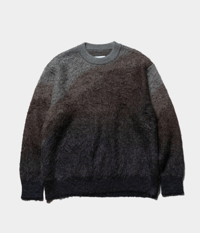 SSSTEIN "GRADATION MOHAIR KNIT LS"