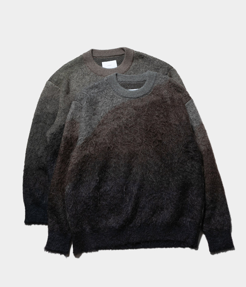 SSSTEIN "GRADATION MOHAIR KNIT LS"