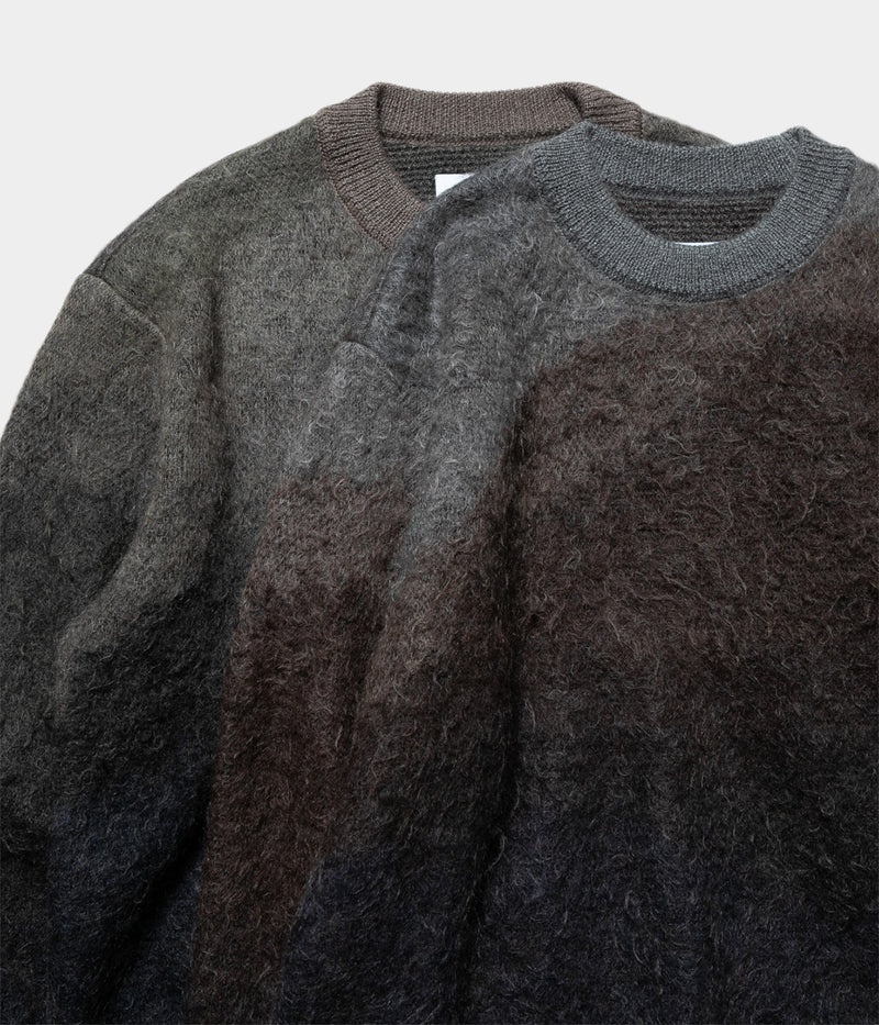 SSSTEIN "GRADATION MOHAIR KNIT LS"