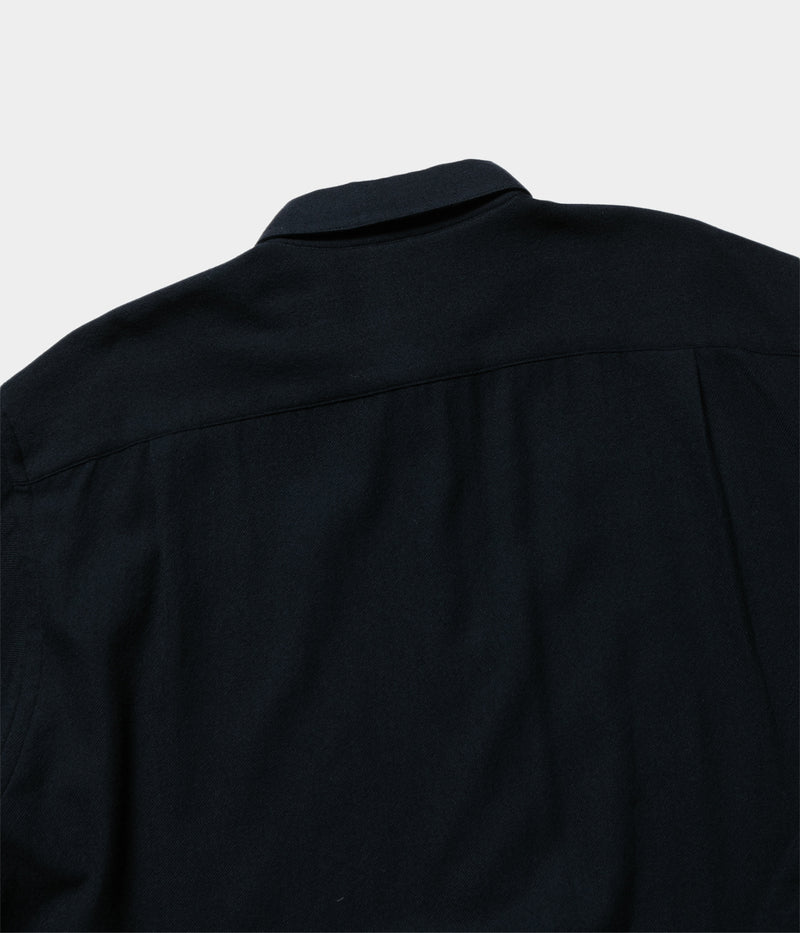 A.PRESSE "Wool Regular Collar Shirt"