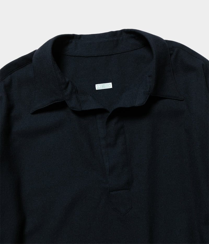 A.PRESSE "Wool Skipper Shirt"