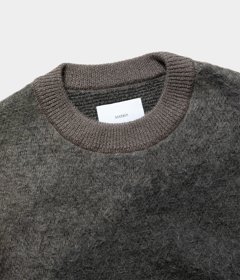 SSSTEIN "GRADATION MOHAIR KNIT LS"