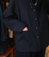 YOKO SAKAMOTO "BRUSHED WOOL WORK JACKET" 