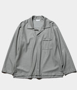 STILL BY HAND "CS08243" Felted wool skipper shirt