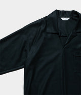 STILL BY HAND "CS08243" Felted wool skipper shirt