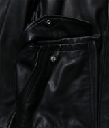 YOKE "LEATHER FLIGHT JACKET"