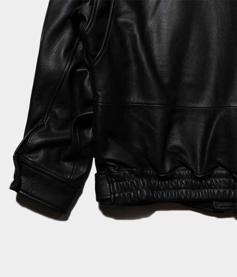 YOKE "LEATHER FLIGHT JACKET"