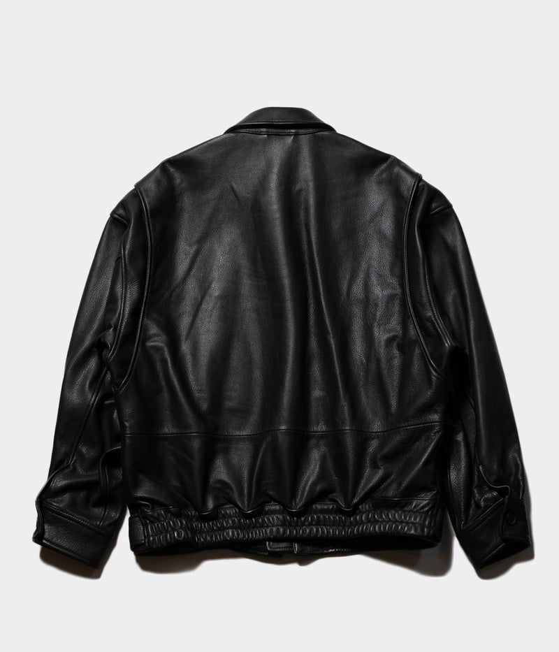 YOKE "LEATHER FLIGHT JACKET"