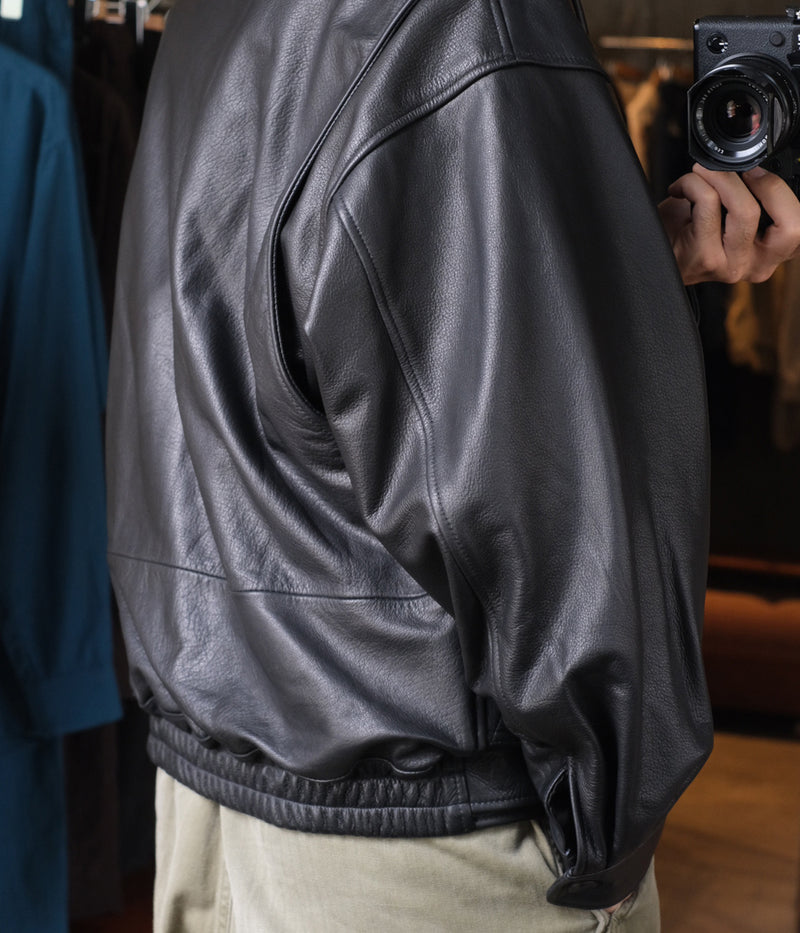 YOKE "LEATHER FLIGHT JACKET"