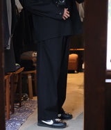 YOKO SAKAMOTO "BRUSHED WOOL WIDE PANTS" 