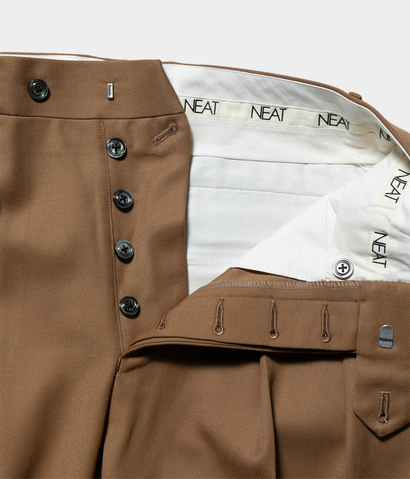 NEAT "Back Satin Gabardine Flare"