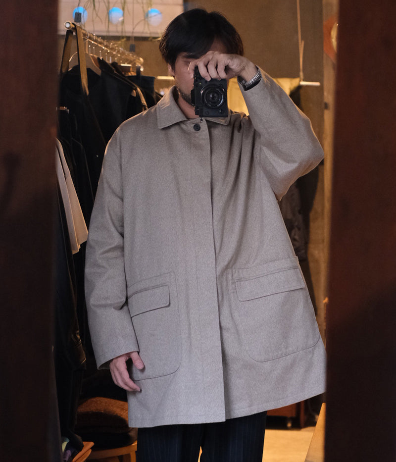 HERILL "Cotton twill Short coat"