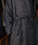 YOKE "TWEED BALMACAAN COAT"