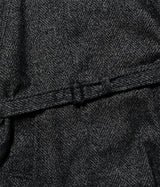 YOKE "TWEED BALMACAAN COAT"