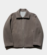 YOKE "MELTON STAND COLLAR ZIP BLOUSON"