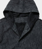 MITTAN "CT-40"hemp flax hooded coat