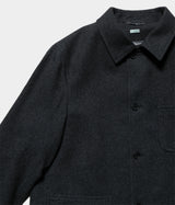 A.PRESSE "Cashmere Light Flannel Coverall Jacket"