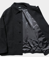 A.PRESSE "Cashmere Light Flannel Coverall Jacket"