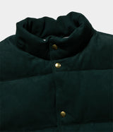 A.PRESSE "Suede Down Vest"