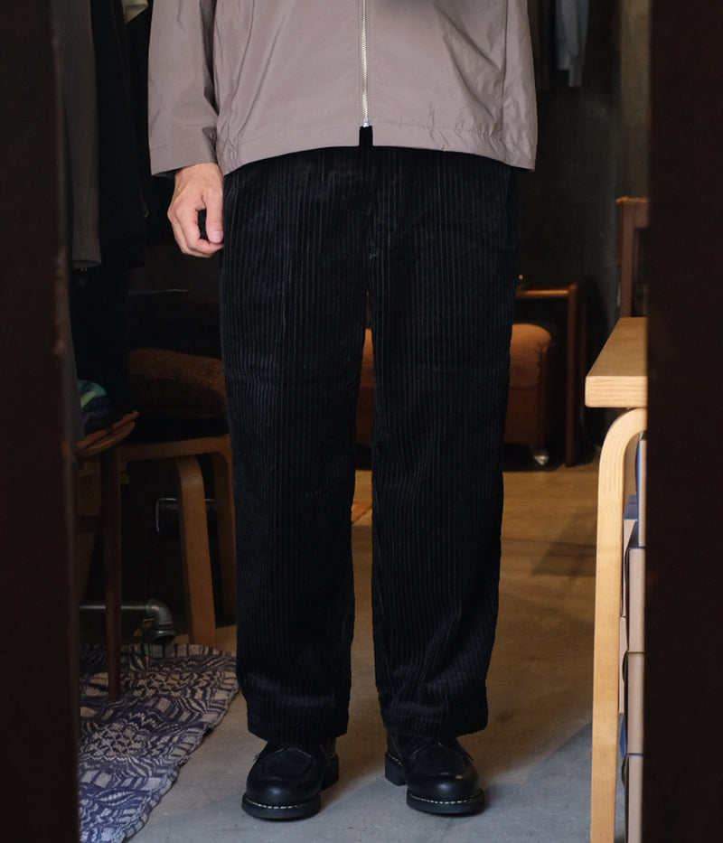 STILL BY HAND "PT05244" Corduroy Easy Pants