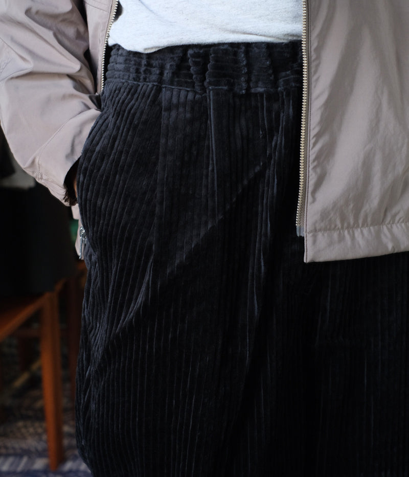 STILL BY HAND "PT05244" Corduroy Easy Pants