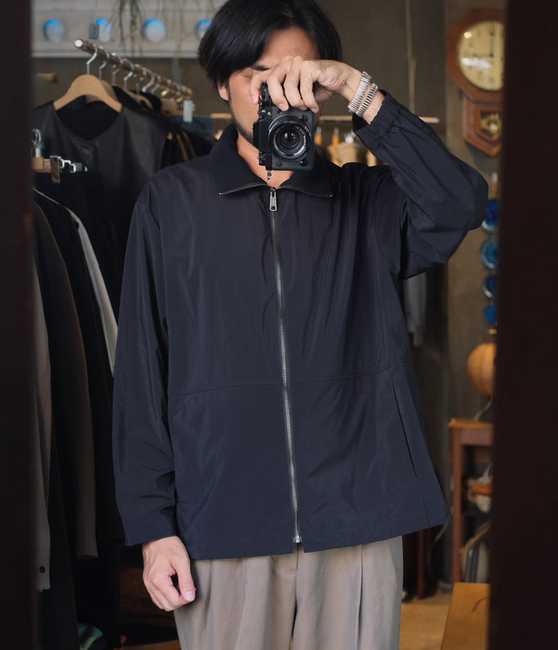 STILL BY HAND "BL04244" High neck blouson