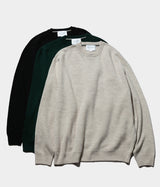 STILL BY HAND "KN01244" Crew neck pullover