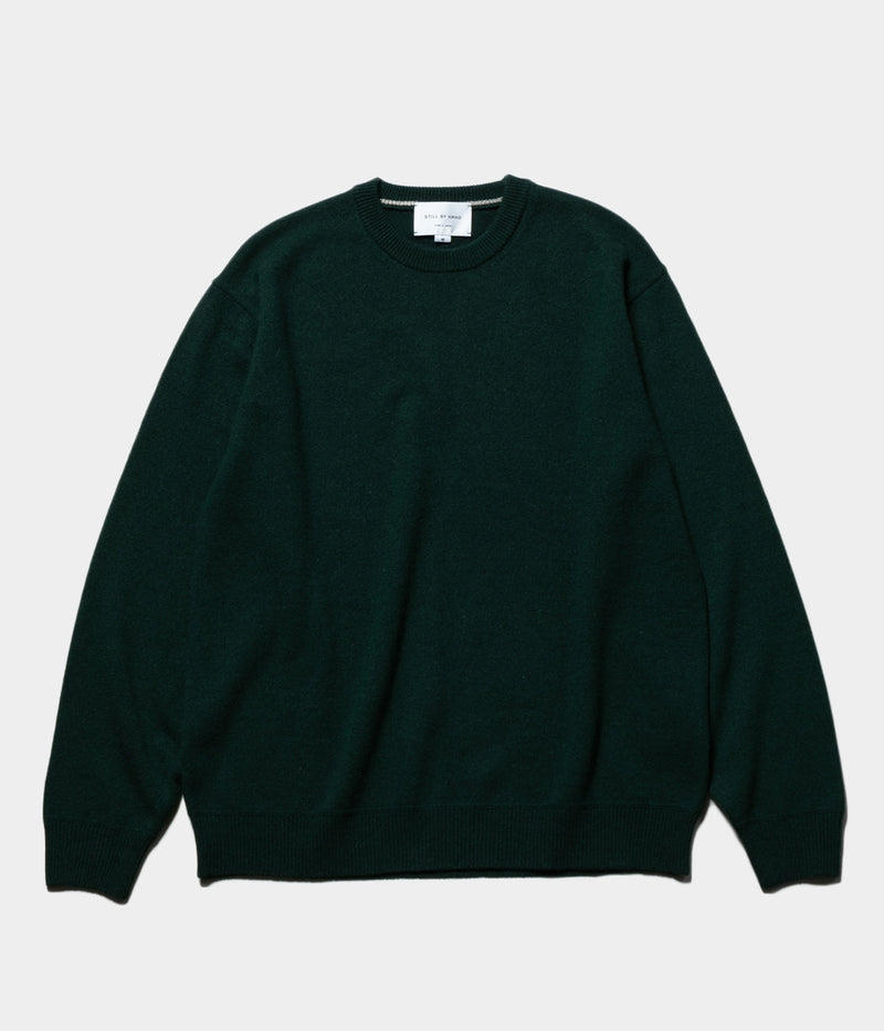 STILL BY HAND "KN01244" Crew neck pullover