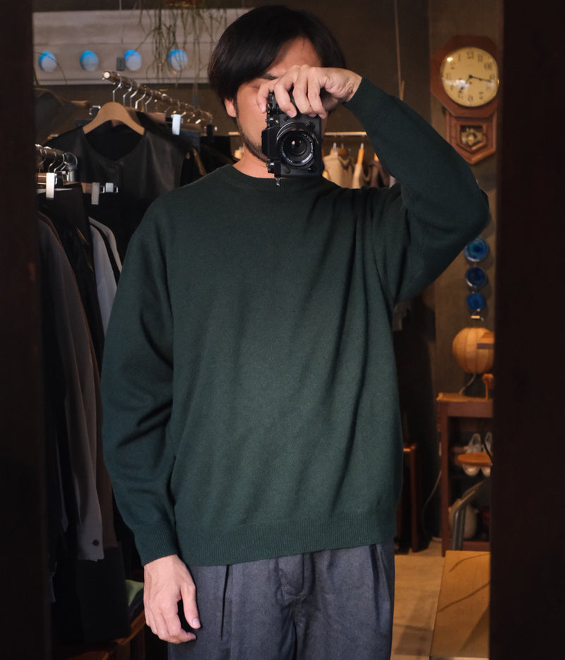 STILL BY HAND "KN01244" Crew neck pullover