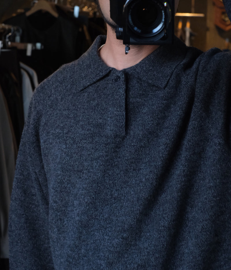 STILL BY HAND "KN04244" Knit polo shirt