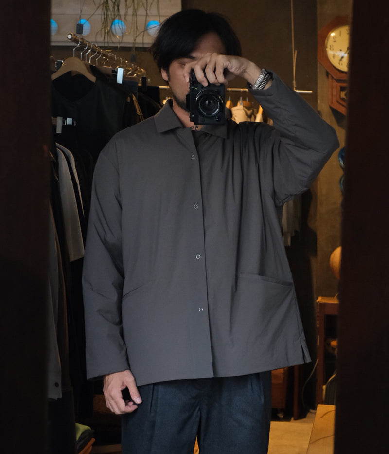 STILL BY HAND "BL01244" Thinsulate shirt blouson