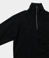 YOKE "WOOL FLEECE HALF ZIP PULLOVER"