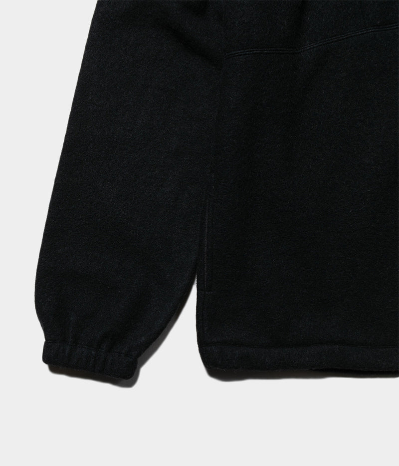 YOKE "WOOL FLEECE HALF ZIP PULLOVER"