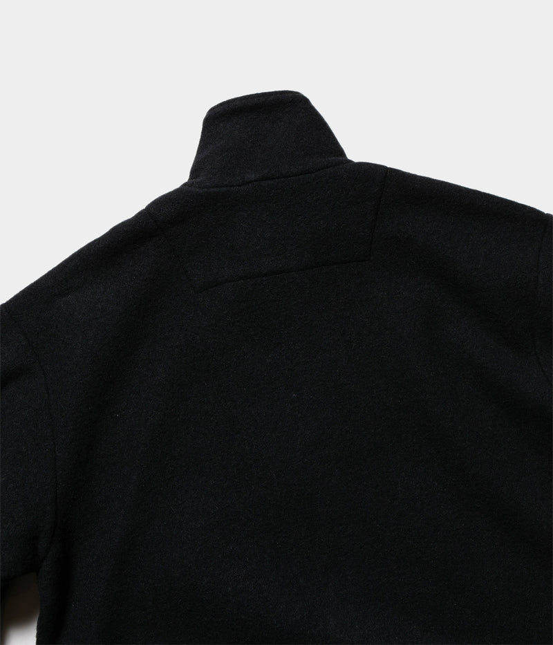 YOKE "WOOL FLEECE HALF ZIP PULLOVER"