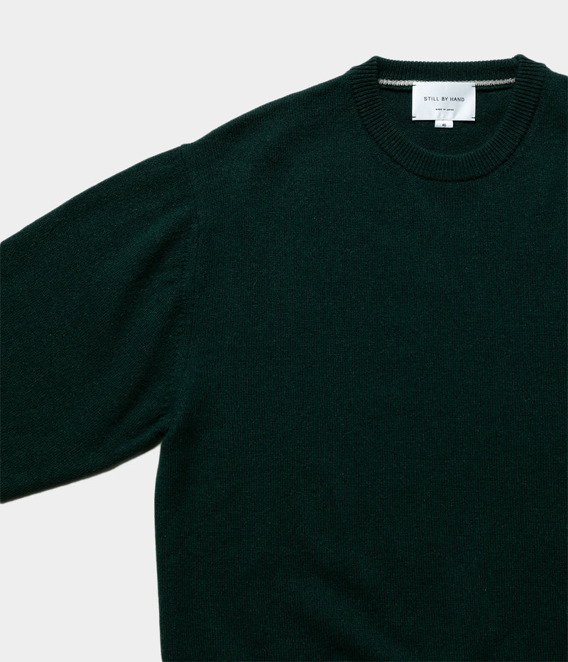 STILL BY HAND "KN01244" Crew neck pullover